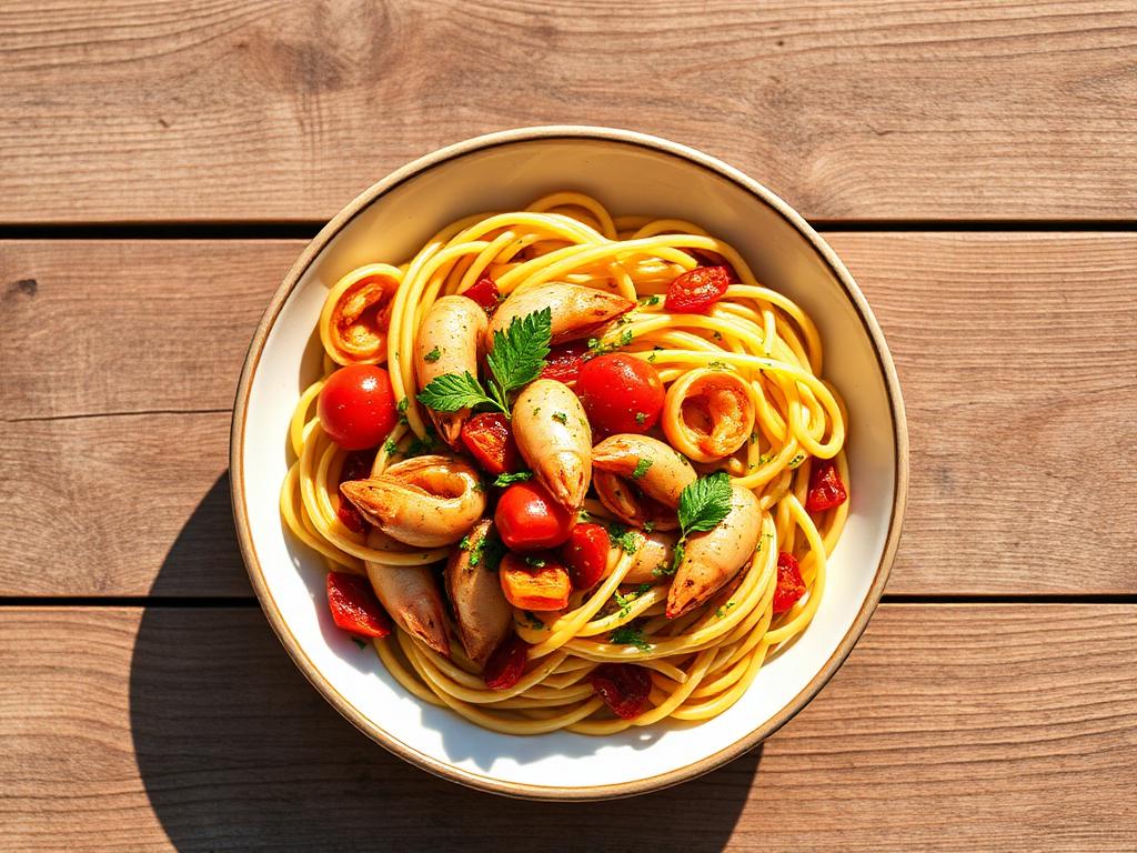 Massa à Bolonhesa (penne)
